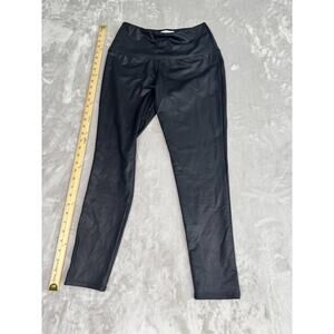 RACHEL ZOE Women Black Faux‎ Leather Pants Leggings Size Medium